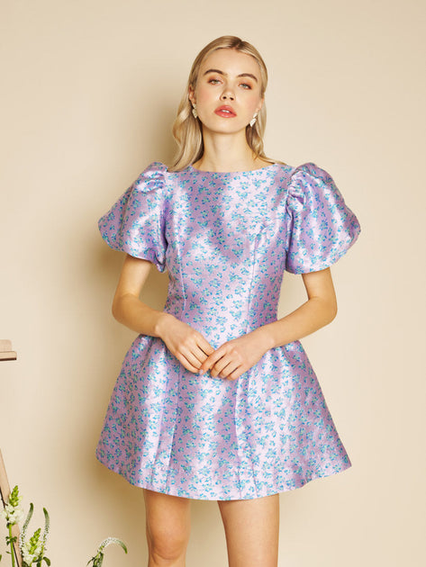 新品タグ付◆ Wisteria Jacquard Mini Dress Wisteria Jacquard Mini Dress – Sister Jane (EU)