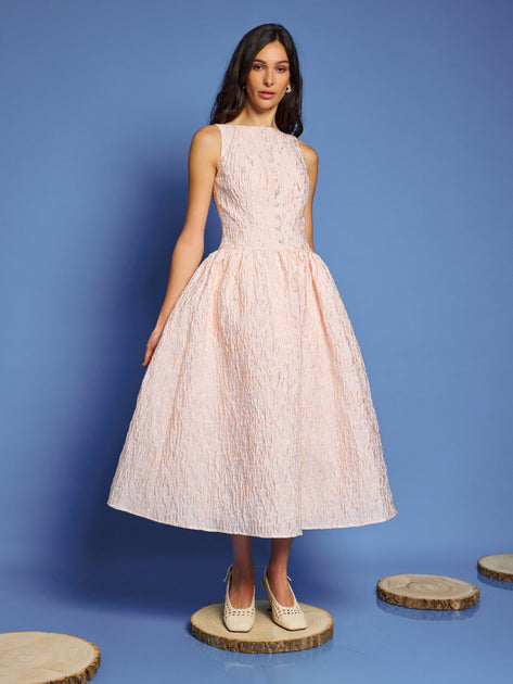 DREAM Sun Soaked Jacquard Midi Dress