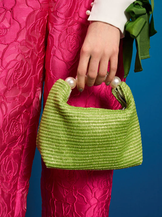 Lagoon Pearl Handle Bag