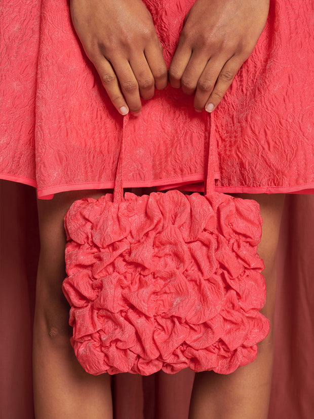 Parakeet Ruched Mini Bag