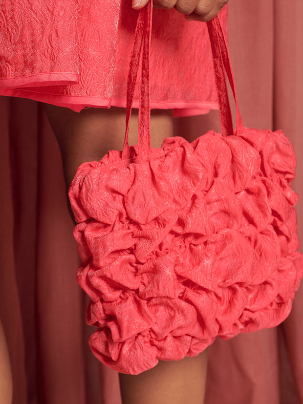 Parakeet Ruched Mini Bag