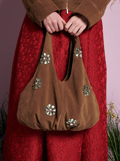 Budding Jewel Bag Chocolate Brown / Z