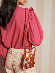 Knick Knack Bead Mini Bag Turtoise Orange / Z