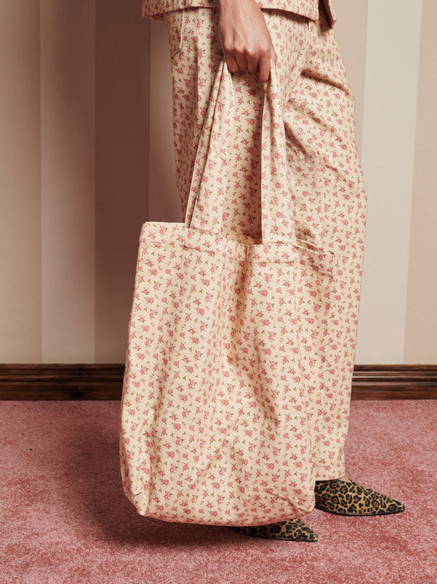 Naveen Ditsy Tote Bag Vintage Cream / Z