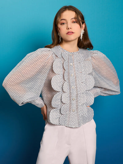 Penny Scallop Blouse