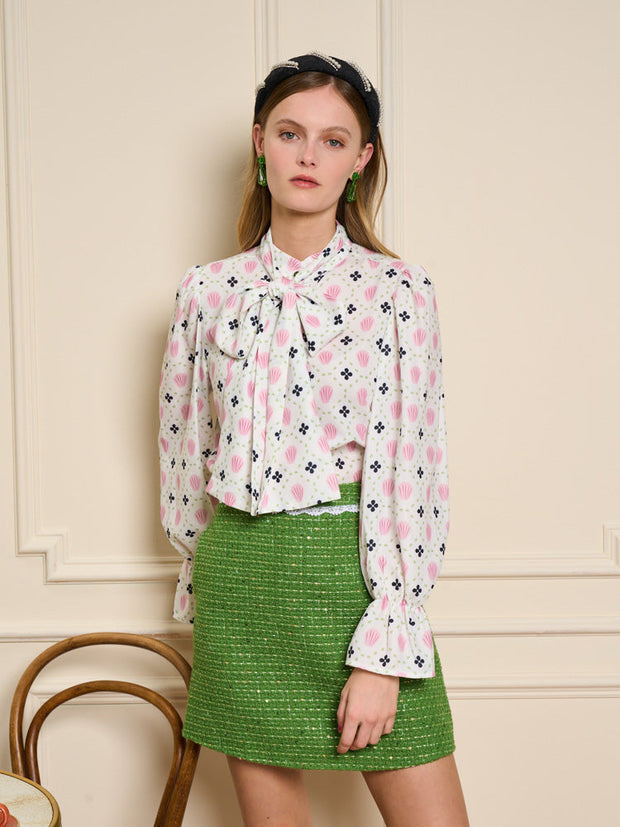 Madeleine Moment Bow Blouse