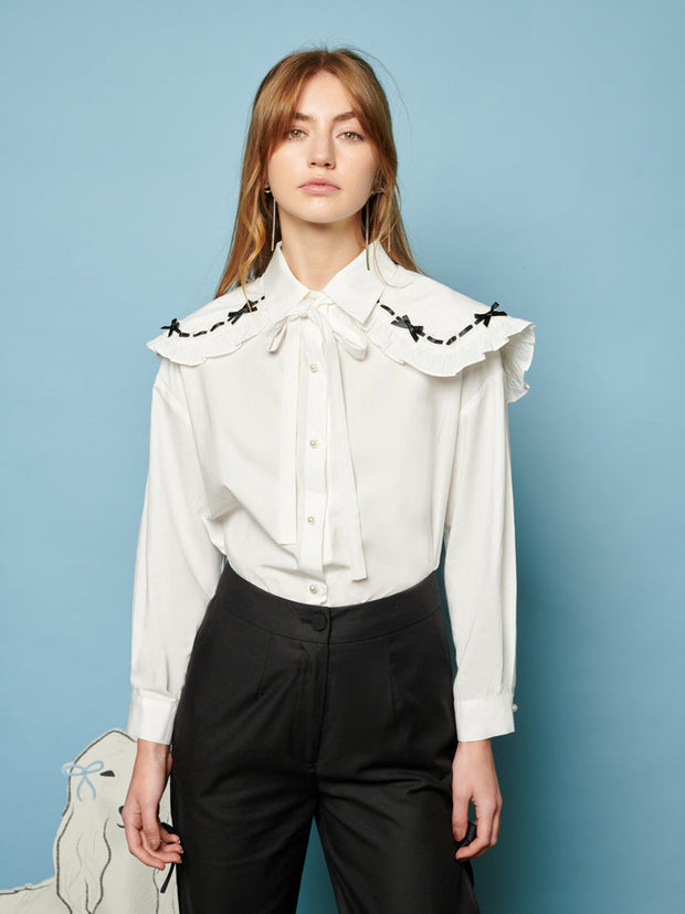 Bonnie Bow Collar Shirt