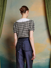 Quill Check Blouse