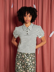 Magpie Stripe Polo Shirt