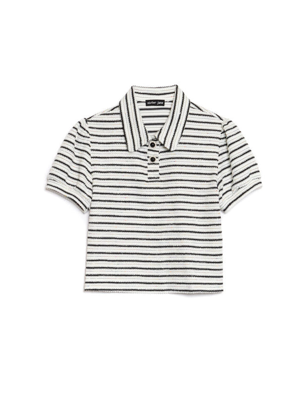 Magpie Stripe Polo Shirt