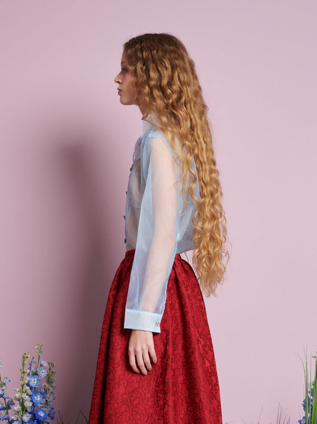 Chicory Blouse Baby Blue / Z