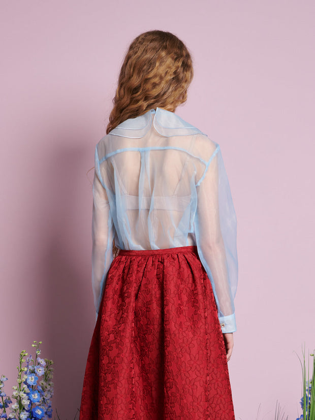 Chicory Blouse Baby Blue / Z