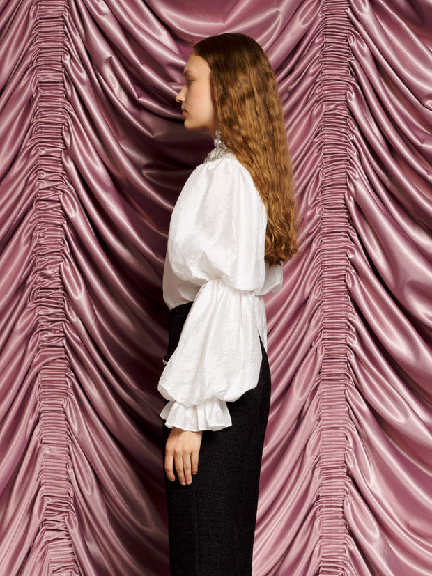 <b>DREAM</b> Rita Embellished Blouse Snow White / Z