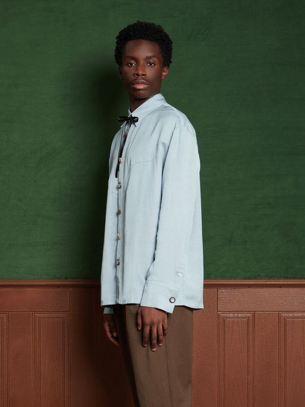 Arlo Button Shirt Cornflower Bue / Z