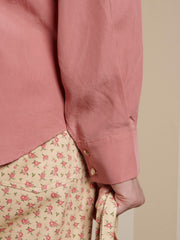 Casey Bow Shirt Raspberry Pink / Z