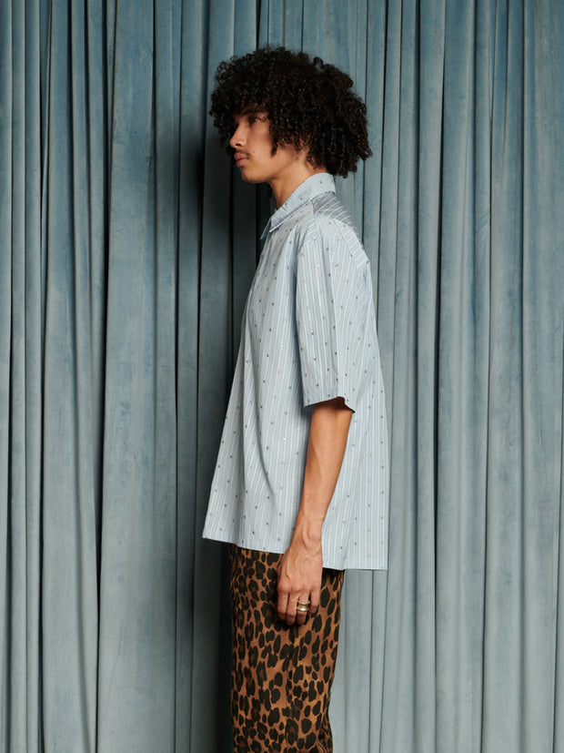 Agatha Boxy Shirt Baby Blue / Z