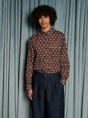 Pascaline Spot Shirt Chocolate Brown / Z