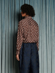 Pascaline Spot Shirt Chocolate Brown / Z