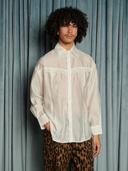 Eli Lace Shirt Pearl Ivory / Z