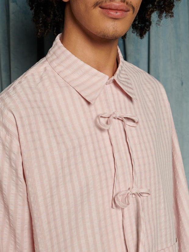 Chas Bow Boxy Shirt Dusty Pink / Z