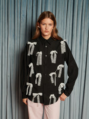 Gibson Lace Bow Shirt