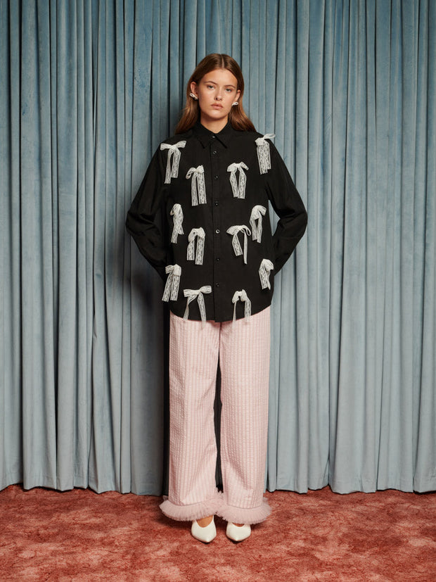 Gibson Lace Bow Shirt