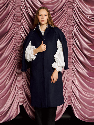 <b>DREAM</b> Manhattan Cape Coat Marine Blue / Z