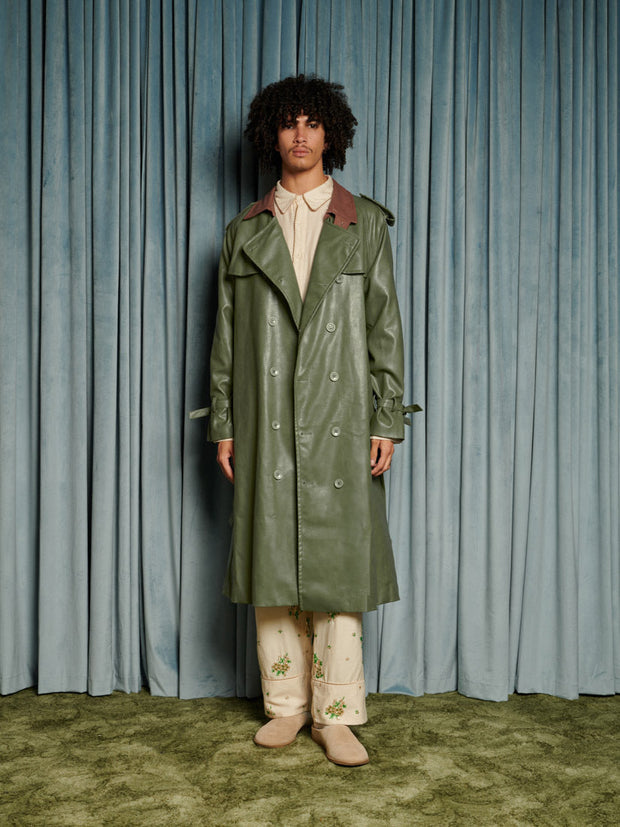 Scout PU Trench Coat