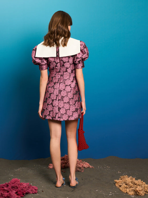 Coral Forest Mini Dress