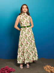 Ocean Fauna Midi Dress
