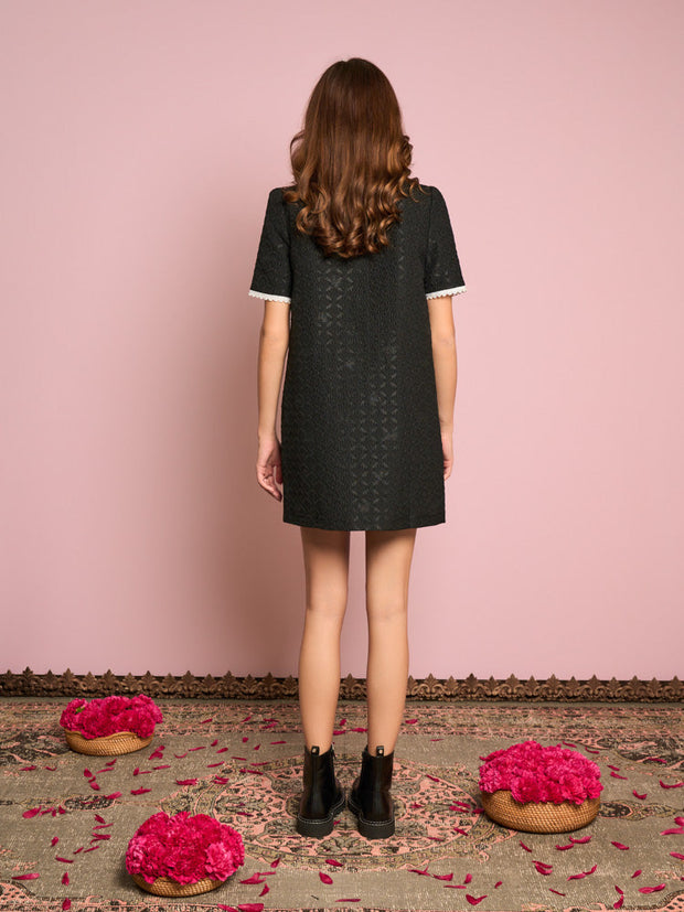 Surya Jacquard Mini Dress