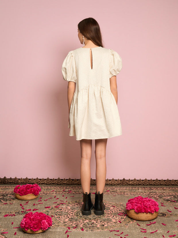 Chai Pearl Jacquard Dress