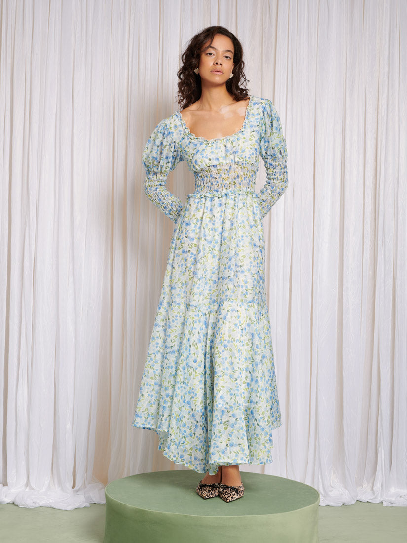 Sister Jane★柔らかシフォン フローラルノートミディドレス Floral Notes Maxi Dress – Sister Jane (EU)