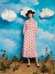 Cowgirl Print Midi Dress