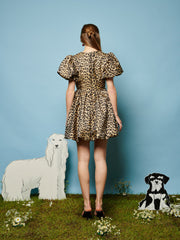 Lola Leopard Jacquard Dress