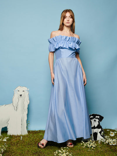 Riley Ruffle Maxi Dress