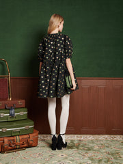 Carriage Hearts Jacquard Dress Coal Black / Z