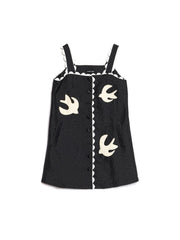 Swallow Hearts Mini Dress