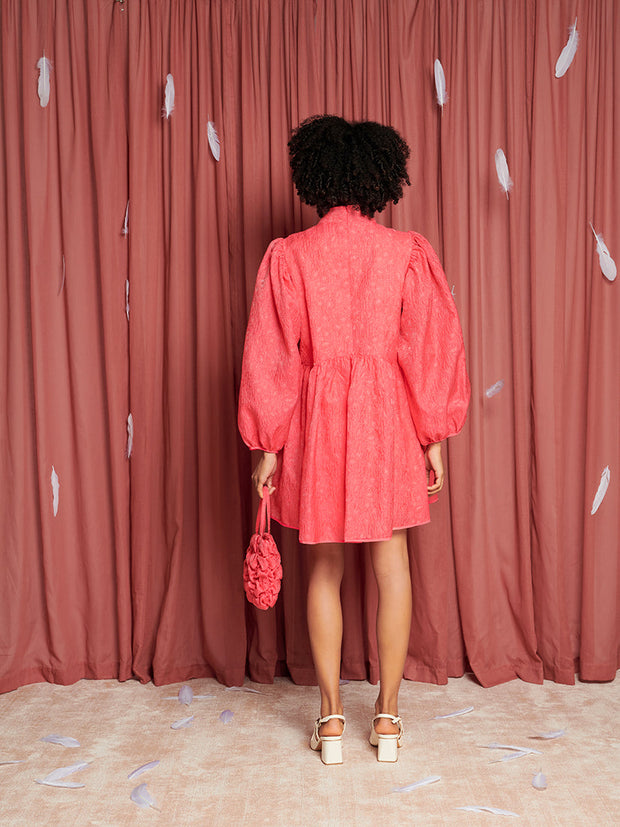 Parakeet Bow Mini Dress