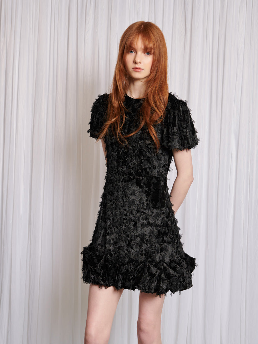 【英国発Sister Jane】Ballroom velvet mini dress リボン装飾 Ballroom Velvet Mini Dress – Sister Jane