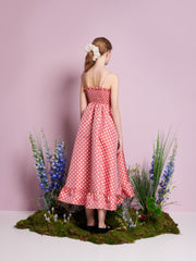 Campion Jacquard Midi Dress Cherry Red / Z