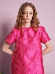 Foxglove Jacquard Mini Dress Hot Pink / Z