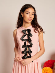 Magnolia Bow Maxi Dress Baby Pink / Z