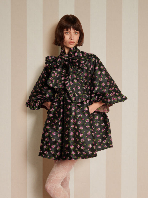 Canopy Jacquard Mini Dress