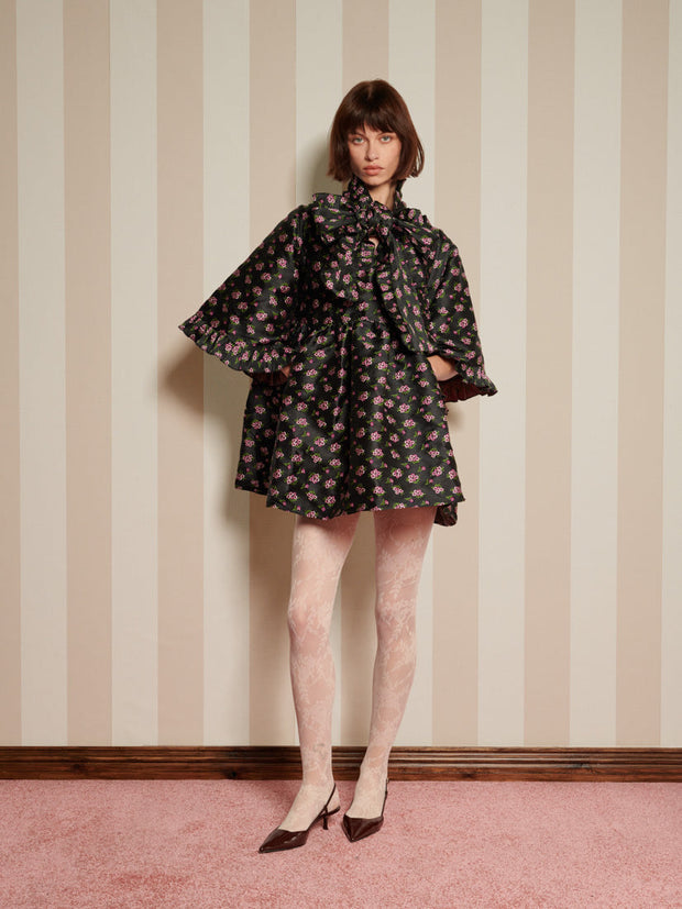 Canopy Jacquard Mini Dress
