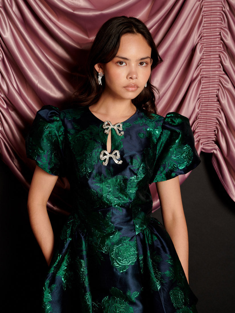 Lili Jacquard Mini Dress – Sister Jane (EU)