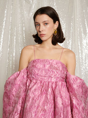 Secret Ball Jacquard Mini Dress