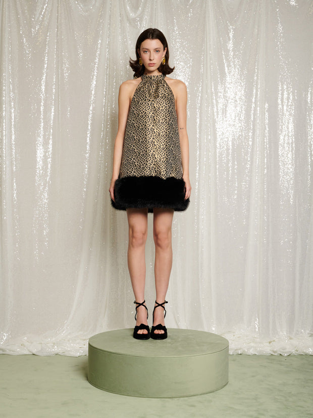 Golden Bells Mini Dress