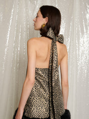 Golden Bells Mini Dress