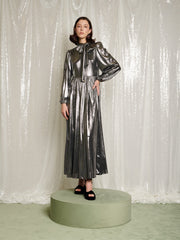 Disco Darling Lame Maxi Dress